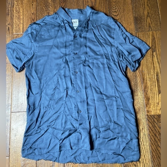 ZARA Regular Fit Blouse Size Medium - Picture 1 of 4
